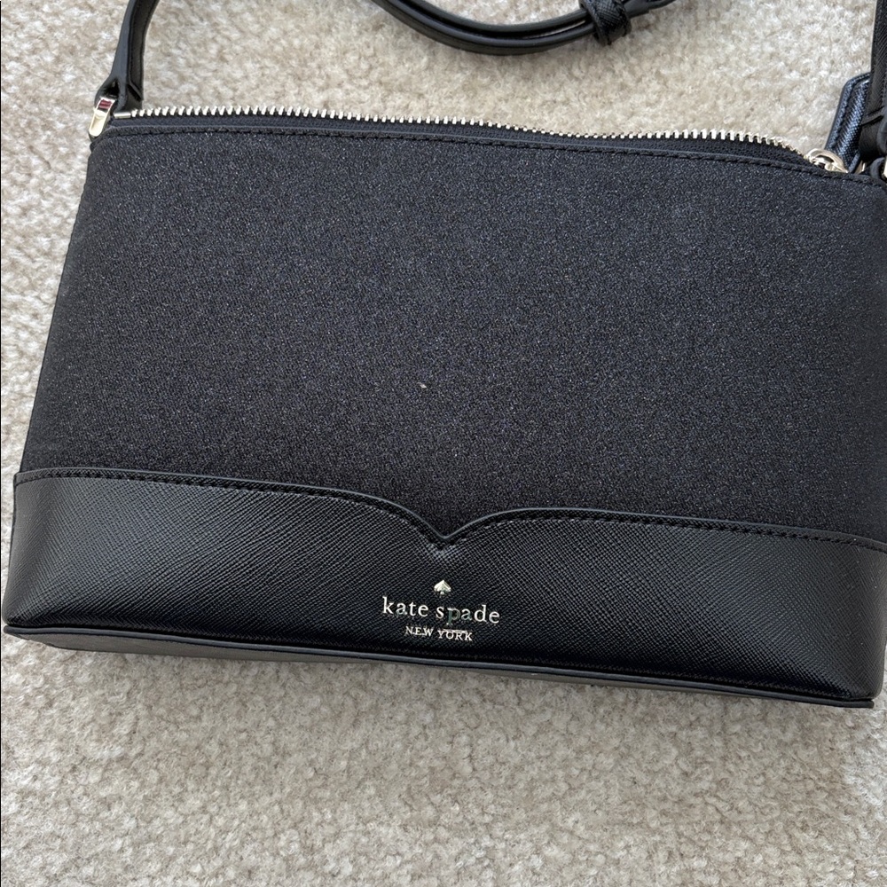 Kate Spade Elegant Black sparkle Crossbody Bag - Picture 2 of 7